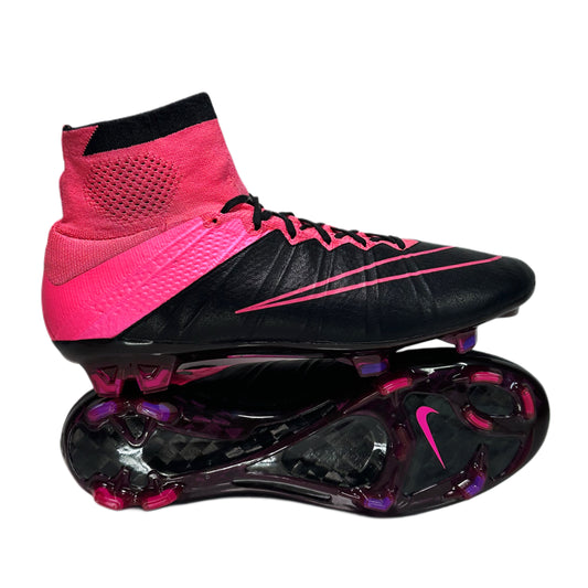 Nike Mercurial Superfly Leather FG Black/Hyper Pink